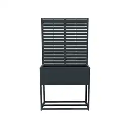 Netto Marken-Discount Westmann Pflanzkasten mit Rankgitter Dekora 4 Anthrazit 42,5x90x174cm Angebot