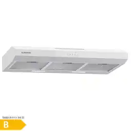 Netto Marken-Discount Contempo 90 Unterbau-Dunstabzugshaube 90cm 200m³/h LED Edelstahl Acryl Weiß Angebot