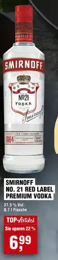 Handelshof Smirnoff no. 21 red label premium vodka Angebot