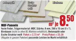 B1 Discount Baumarkt MDF-Paneele Angebot