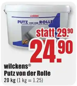 B1 Discount Baumarkt wilckens Putz von der Rolle Angebot