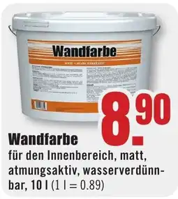 B1 Discount Baumarkt Wandfarbe Angebot