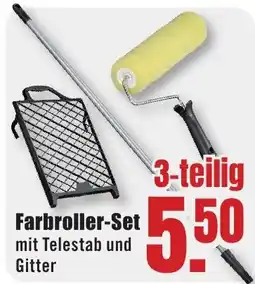 B1 Discount Baumarkt Farbroller-Set mit Telestab und Gitter Angebot