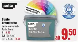 B1 Discount Baumarkt netto Bunte Trendfarbe Angebot