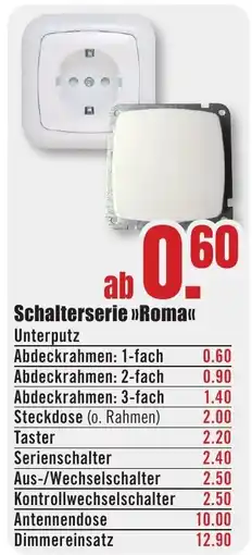 B1 Discount Baumarkt Schalterserie »Roma« Angebot