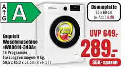 B1 Discount Baumarkt Exquisit Waschmaschine »WA8014-340A« Angebot