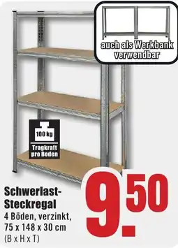 B1 Discount Baumarkt Schwerlast-Steckregal Angebot