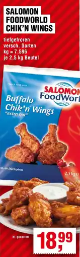 Handelshof Salomon foodworld chik'n wings Angebot
