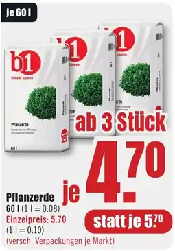 B1 Discount Baumarkt b1 Pflanzerde Angebot