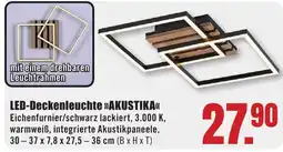B1 Discount Baumarkt LED-Deckenleuchte »AKUSTIKA« Angebot