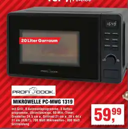 Handelshof PROFI COOK MIKROWELLE PC-MWG 1319 Angebot