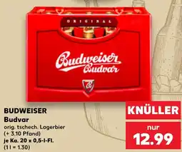 Kaufland BUDWEISER Budvar Angebot
