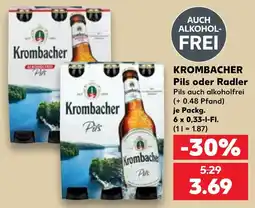 Kaufland Krombacher Pils Angebot