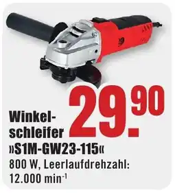 B1 Discount Baumarkt Winkelschleifer S1M-GW23-115 Angebot