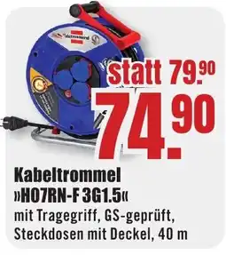 B1 Discount Baumarkt Kabeltrommel »HO7RN-F 3G1.5« Angebot