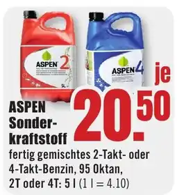 B1 Discount Baumarkt ASPEN Sonderkraftstoff Angebot
