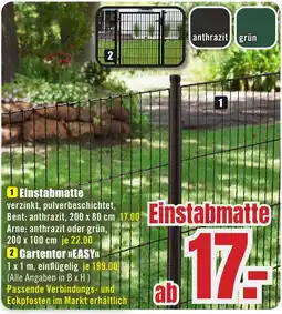 B1 Discount Baumarkt Einstabmatte Angebot