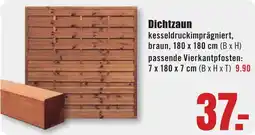 B1 Discount Baumarkt Dichtzaun Angebot