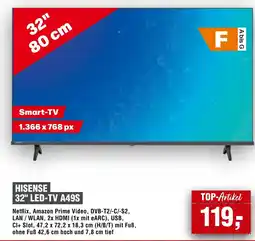 Handelshof HISENSE 32" LED-TV A49S Angebot