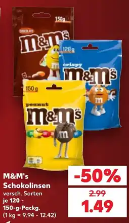 Kaufland M&M's Schokolinsen Angebot