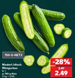 Kaufland Niederl./dtsch. Minigurken Angebot