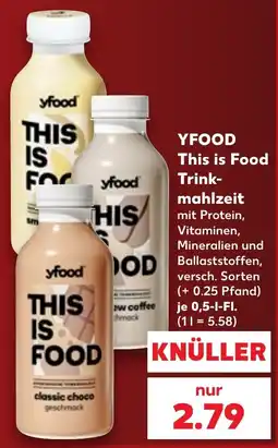 Kaufland YFOOD This is Food Trink-mahlzeit Angebot