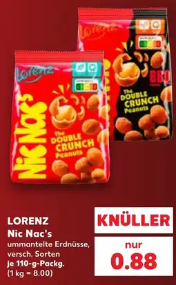 Kaufland LORENZ Nic Nac's ummantelte Erdnüsse Angebot