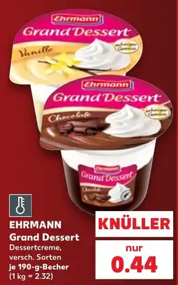 Kaufland EHRMANN Grand Dessert Angebot