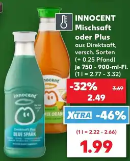 Kaufland INNOCENT Mischsaft oder Plus Angebot