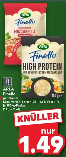Kaufland ARLA Finello geriebener Käse Angebot