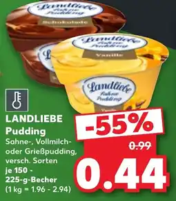 Kaufland LANDLIEBE Pudding Angebot
