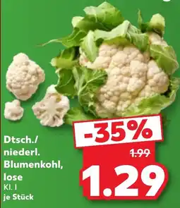 Kaufland Dtsch./niederl. Blumenkohl Angebot