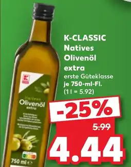 Kaufland K-CLASSIC Natives Olivenöl extra Angebot