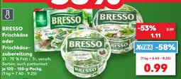 Kaufland BRESSO Frischkäse Angebot