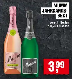 Handelshof Mumm Jahrgangs-Sekt Angebot