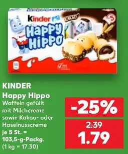 Kaufland Kinder Happy Hippo Angebot