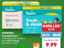Kaufland PAMPERS Feuchttücher Angebot