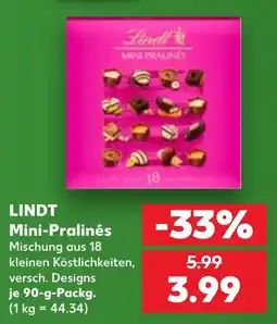 Kaufland LINDT Mini-Pralinés Angebot