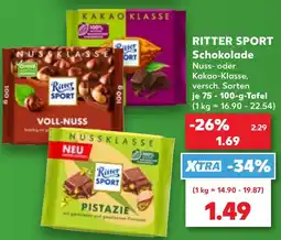 Kaufland RITTER SPORT Schokolade Angebot