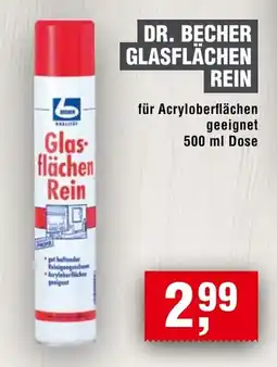 Handelshof DR. BECHER Glasflächen Rein Angebot