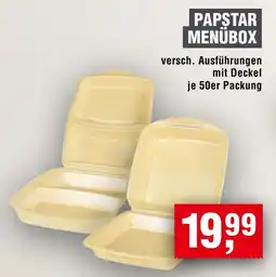 Handelshof PAPSTAR MENÜBOX Angebot