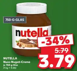 Kaufland Nutella Nuss-Nugat-Creme Angebot