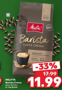 Kaufland Melitta Barista Crema Angebot