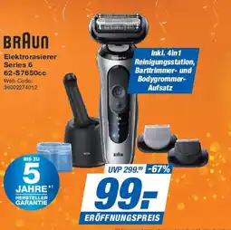Expert BRAUN Elektrorasierer Series 6 62-S7650cc Angebot