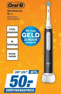 Expert Oral-B Zahnbürste IO 3 Putz- programme Angebot