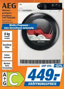 Expert AEG Wärmepumpentrockner TR7T860EX Angebot