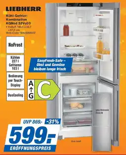 Expert LIEBHERR Kühl-Gefrier-Kombination KGNsd 52Vc03 Angebot