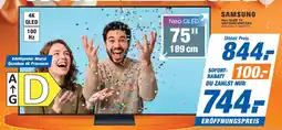 Expert SAMSUNG Neo QLED TV GQ75QN74FATXZG Angebot