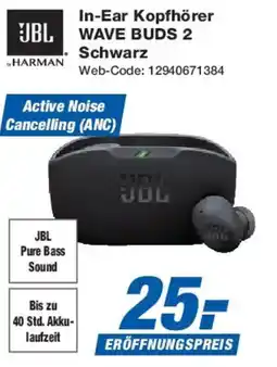 Expert JBL In-Ear Kopfhörer WAVE BUDS 2 Schwarz Angebot
