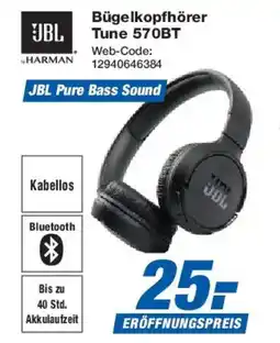 Expert JBL Action Bügelkopfhörer Tune 570BT Angebot